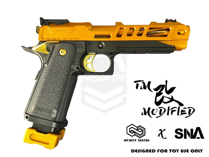 INFINITY CUSTOM x SNA TM MODS 5.1 MK2 GOLD MATCH HI-CAPA (PLS PM