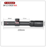 T-EAGLE  SR1.5-5X20WA HK RIFLE SCOPE-REVENGE SERIES