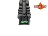 Maple Leaf CNC Scope Rail Mount with Bubble Level - Green ( VSR )