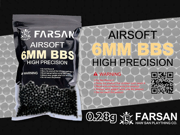 FARSAN 0.28g High Precision black 1kg
