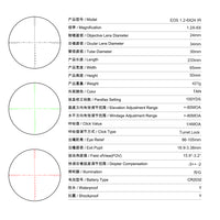 T-EAGLE EOS1.2-6X24IR-TAN