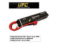 STORM POWER UFC PRO LINE 1800 mAh 11.1V 50C-100C COMPACT BABY TOOTSIE LIPO BATTERY