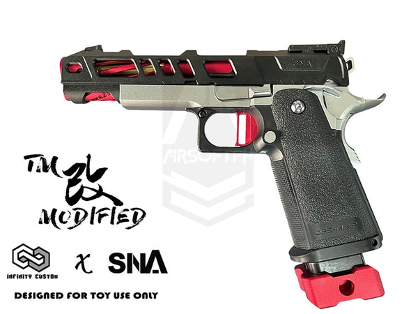 INFINITY CUSTOM x SNA TM MODS 5.1 MK2 BLACK RED 2 TONE (PLS PM US)