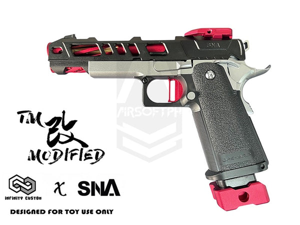 INFINITY CUSTOM x SNA TM MODS 5.1 MK2 BLACK RED 2 TONE LIMITED EDITION (PLS PM US)