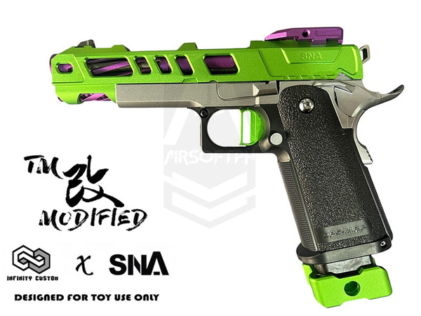 INFINITY CUSTOM x SNA TM MODS 5.1 MK2 JOKER GREEN 2 TONE LIMITED EDITION (PLS PM US)