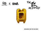 INFINITY CUSTOM x SNA CNC DELTA HI-CAPA MAGBASE EXTENSION - GOLD