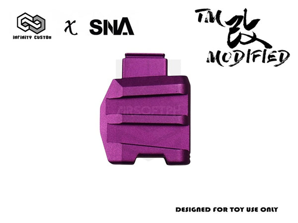 INFINITY CUSTOM x SNA CNC DELTA HI-CAPA MAGBASE EXTENSION - PURPLE