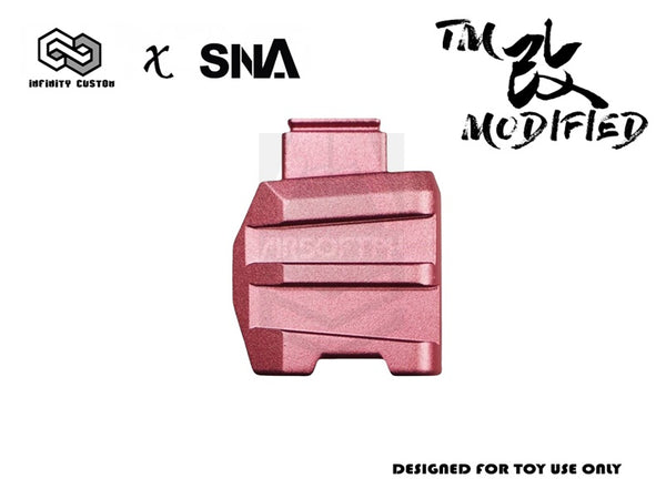 INFINITY CUSTOM x SNA CNC DELTA HI-CAPA MAGBASE EXTENSION - PINK