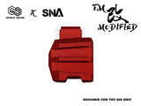 INFINITY CUSTOM x SNA CNC DELTA HI-CAPA MAGBASE EXTENSION - RED