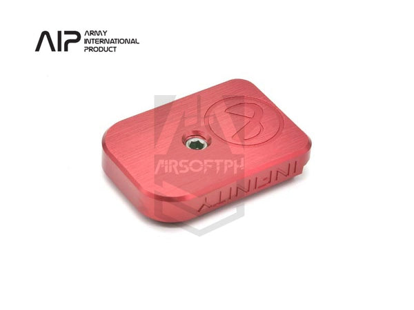 AIP CNC Infinity Magazine Base for Hi capa (Small)-RED