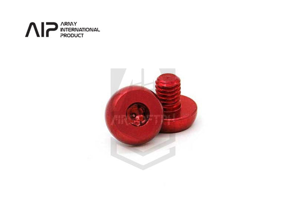 AIP 7075 Aluminum Grip Screws For TM 4.3/5.1-RED