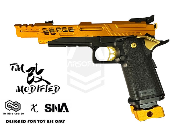 INFINITY CUSTOM x SNA TM MODS 5.1 MK3 GOLD MATCH HI-CAPA (PLS PM US)