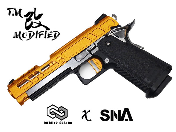 INFINITY CUSTOM x SNA TM MODS HI-CAPA 5.1 -GOLD DUO (PM US)