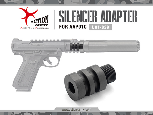 ACTION ARMY AAP01C SILENCER ADAPTER 14CCW