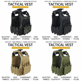 QUICK RELEASE TACTIVAL VEST-RANGER GREEN