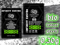 INFINITY CUSTOM 0.30g HIGH PRECISION BIO GREEN TRACER BBS -800g