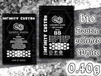 INFINITY CUSTOM 0.40g HIGH PRECISION BIO WHITE BBS -800g