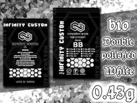 INFINITY CUSTOM 0.43g HIGH PRECISION BIO WHITE BBS -800g