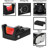 HOLY WARRIOR M2 RED DOT-BLACK