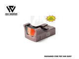 HOLY WARRIOR M2 RED DOT-TAN (ROSE GOLD)