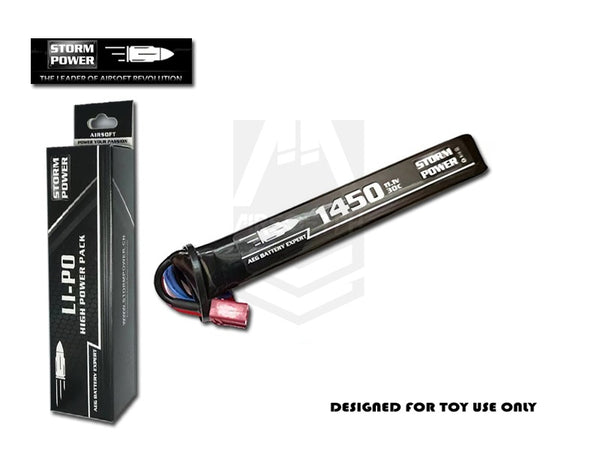 STORM POWER 1450 mAh 11.1V 30C TOOTSIE LIPO BATTERY