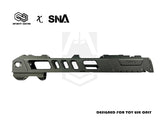 INFINITY CUSTOM X SNA WE SPEC MK2 CNC ALUMINUM SLIDE FOR HI-CAPA 5.1-TITANIUM GREY
