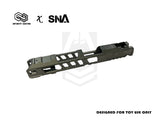 INFINITY CUSTOM X SNA WE SPEC MK2 CNC ALUMINUM SLIDE FOR HI-CAPA 5.1-TITANIUM GREY