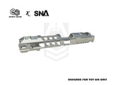 INFINITY CUSTOM X SNA WE SPEC MK2 CNC ALUMINUM SLIDE FOR HI-CAPA 5.1-SILVER