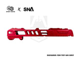 INFINITY CUSTOM X SNA WE SPEC MK2 CNC ALUMINUM SLIDE FOR HI-CAPA 5.1-RED