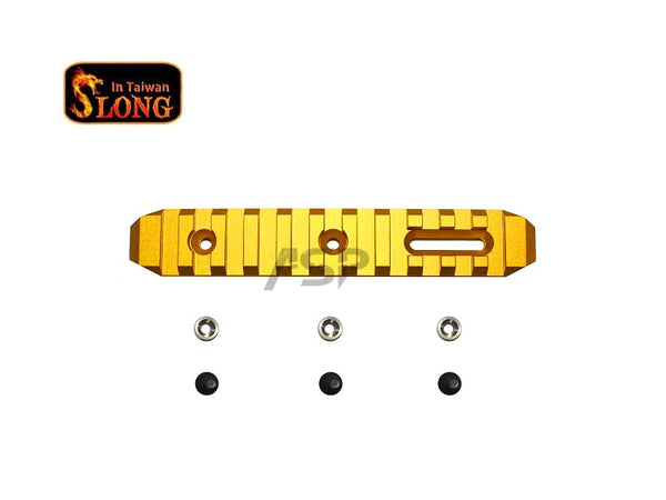 SLONG 125mm CNC KEYMOD RAIL-GOLD