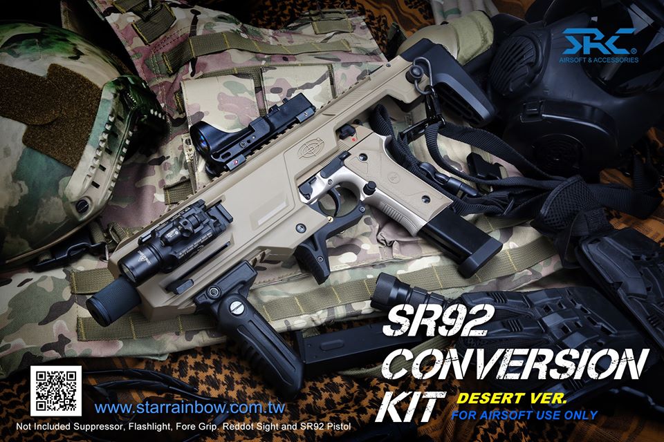 SRC SR92 CONVERSION KIT- TAN – AIRSOFTPH