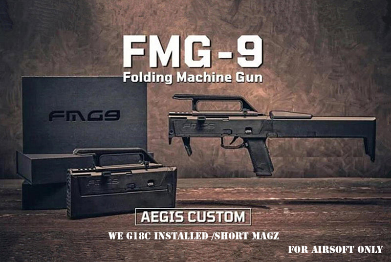 AEGIS CUSTOM FMG-9 COMPELTE WE G18 SET – AIRSOFTPH