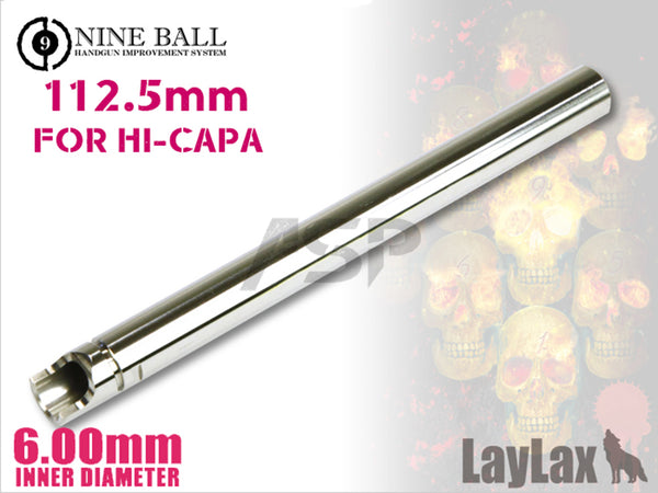 LAYLAX 9BALL 112.5mm POWER BARREL 6.00mm-HI-CAPA