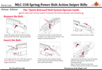 MAPLE LEAF MLC-338 SNIPER RIFLE-DELUX EDITION-TAN (560FPS)