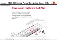 MAPLE LEAF MLC-338 SNIPER RIFLE-DELUX EDITION-OD (560FPS)