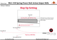 MAPLE LEAF MLC-338 SNIPER RIFLE-DELUX EDITION-TAN (560FPS)