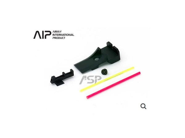 AIP Alumimun Fiber Optic Sight V.2 For Hi Capa