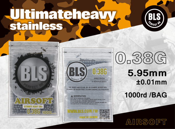 BLS 0.38g ULTIMATE HEAVY 1000 RDS- GREY