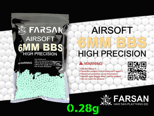 FARSAN 0.28g High Precision Bio Tracer 1kg (GREEN)