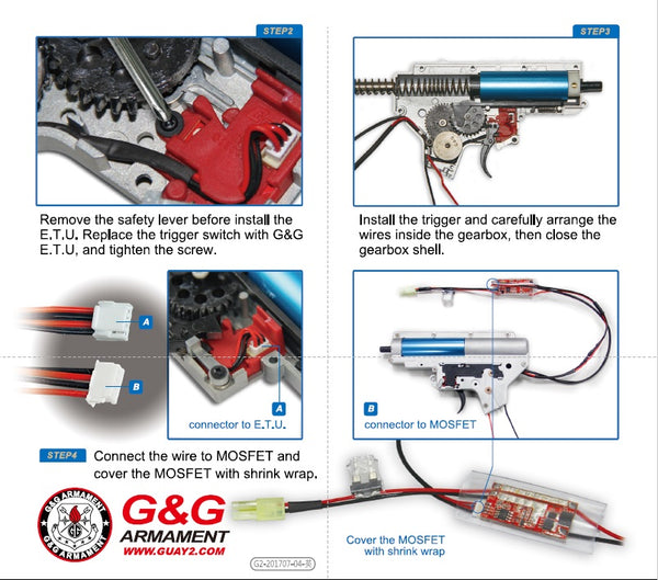 G&G G-11-137 ETU 2.0 and Mosfet 3.0 for Ver.IIGearbox (Rear Wire)-